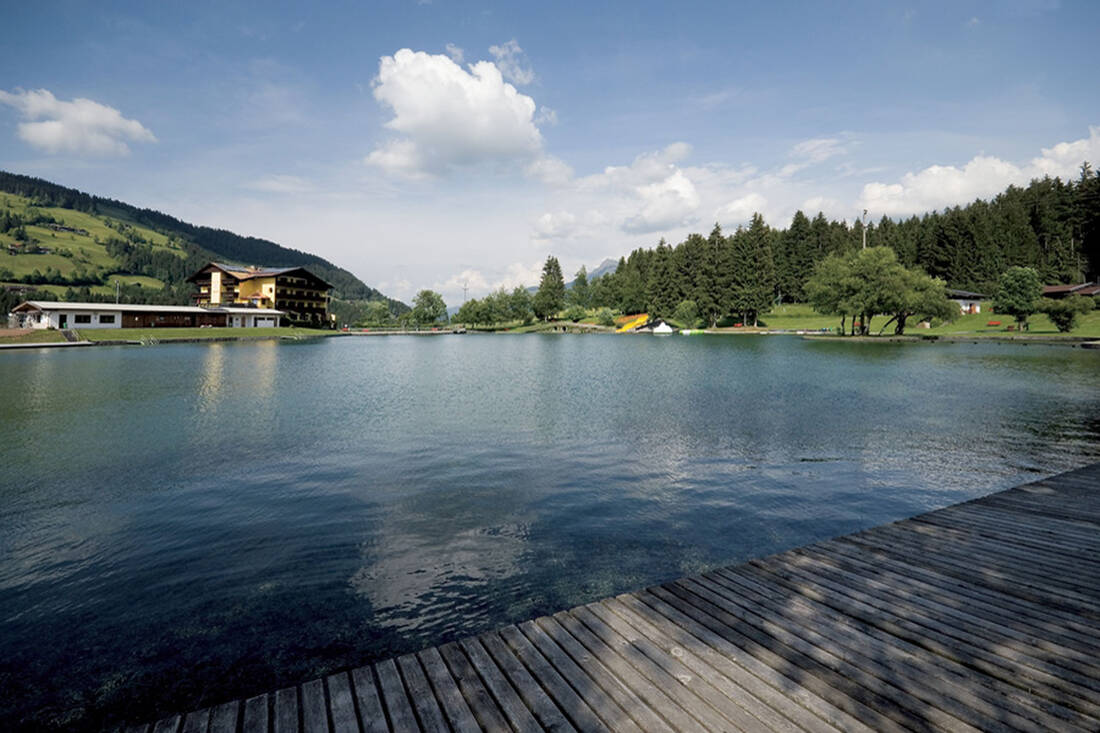 Bathing lake in Kirchberg