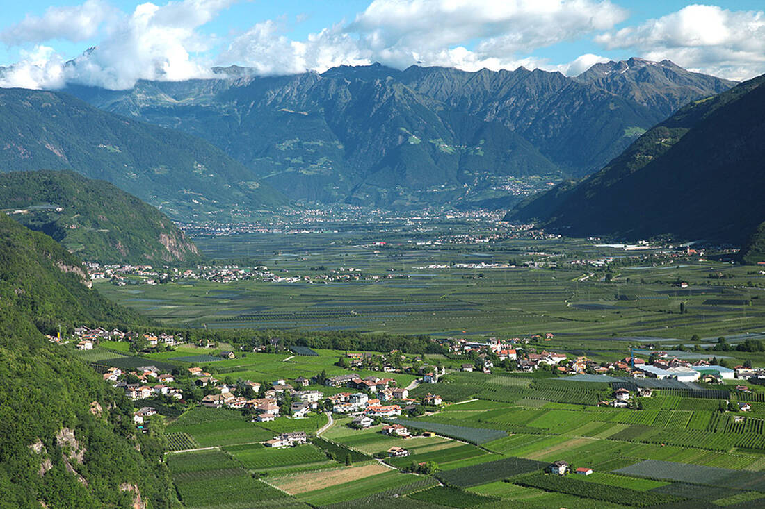 Andrian with Merano Mountains