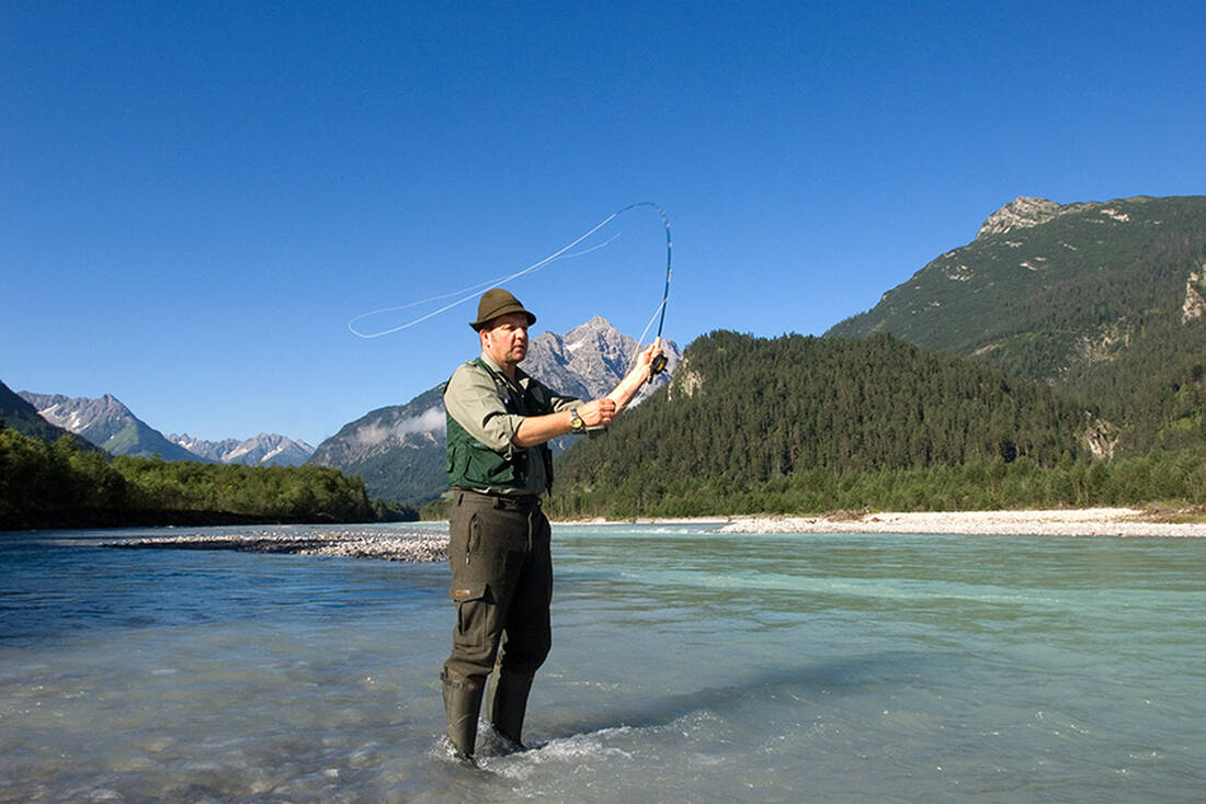 Angler in the Lech