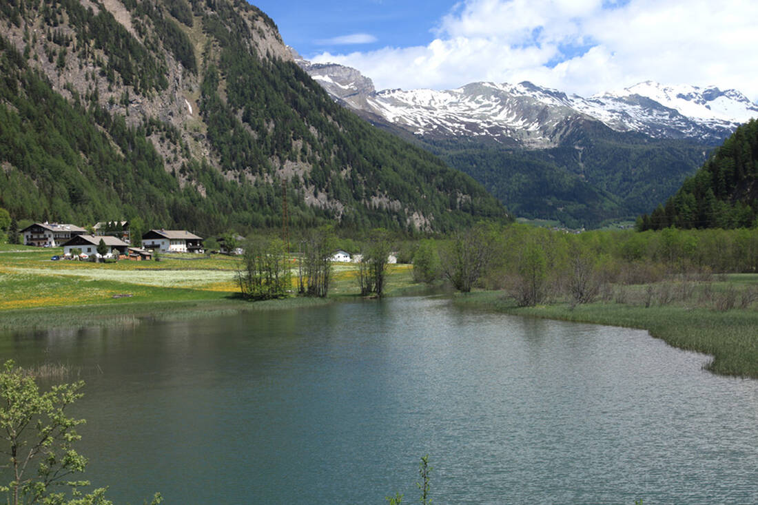 Mountain lake in Pfitschtal