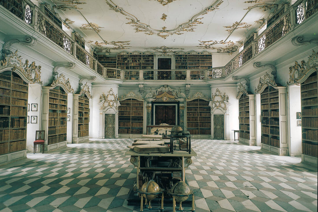 Library in the Neustift Monastery
