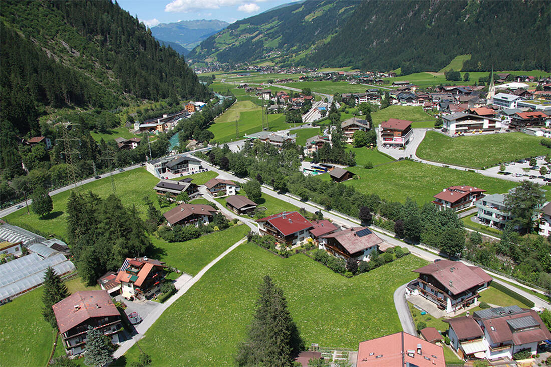View of Mayrhofen village