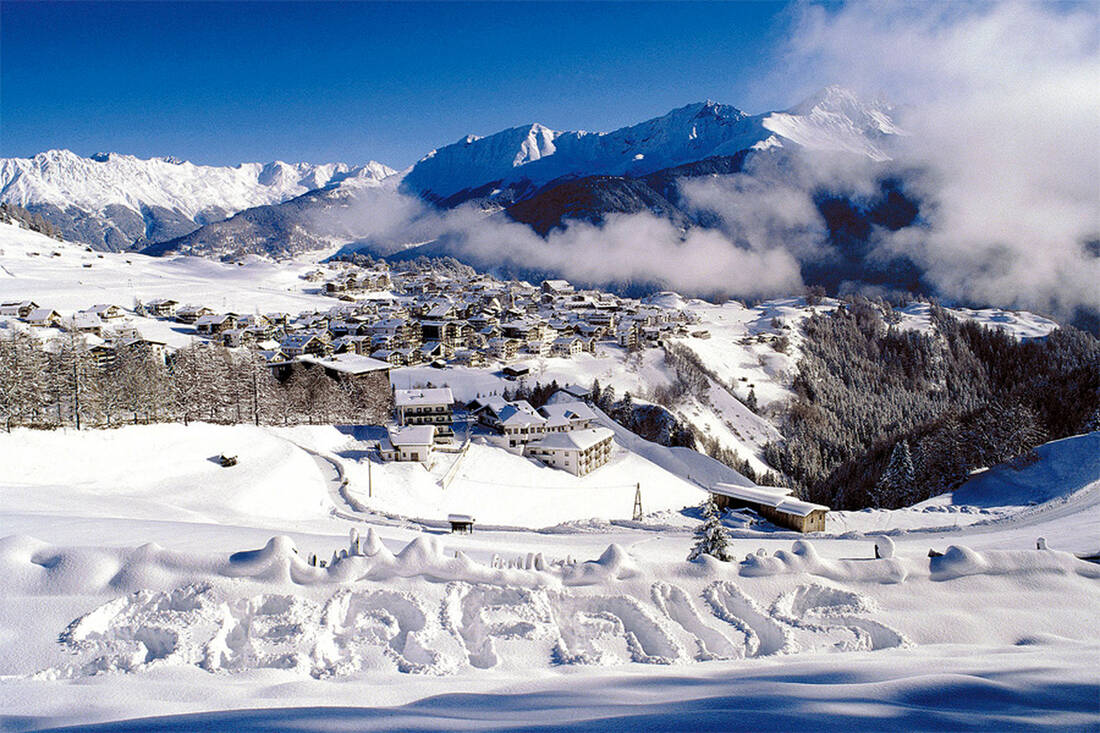 View of the village Serfaus