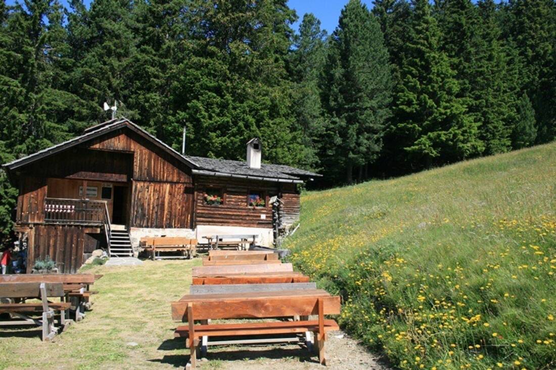 A quaint hut, the Ramitzler Schwaige