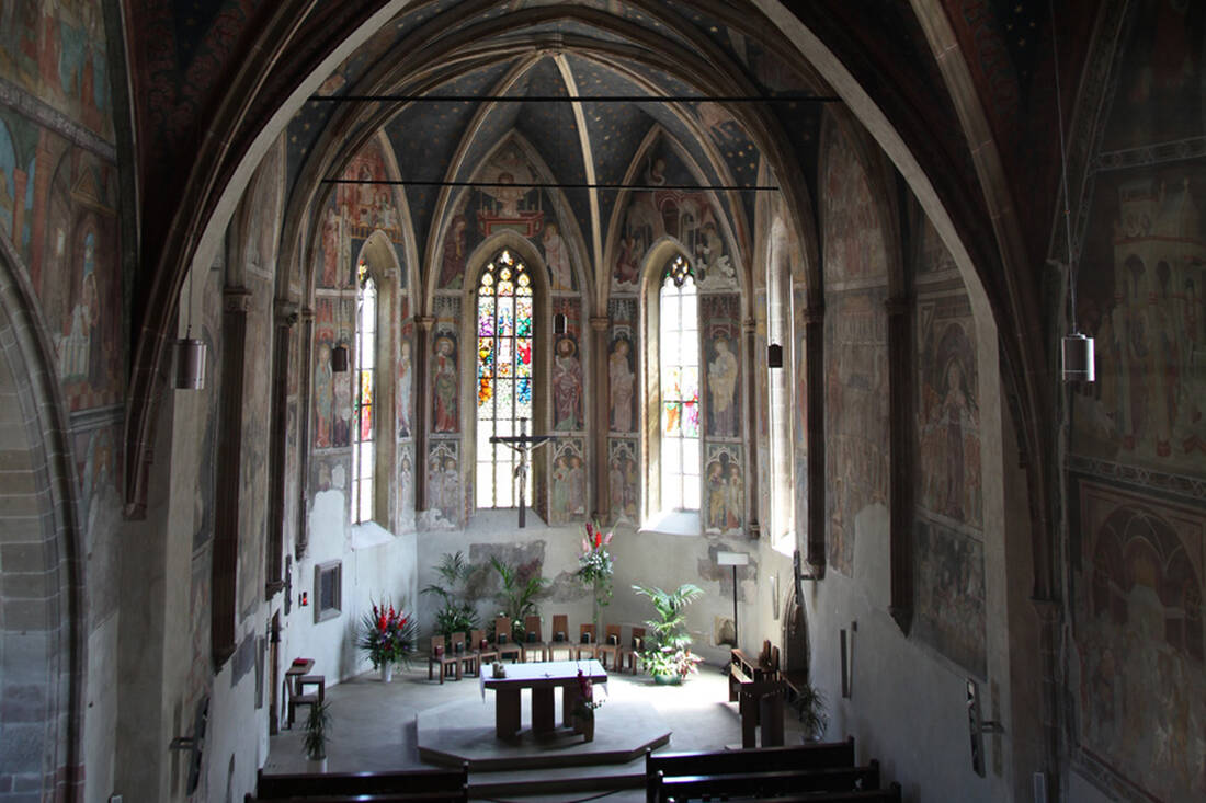 Interior View of the Parish Church Terlan
