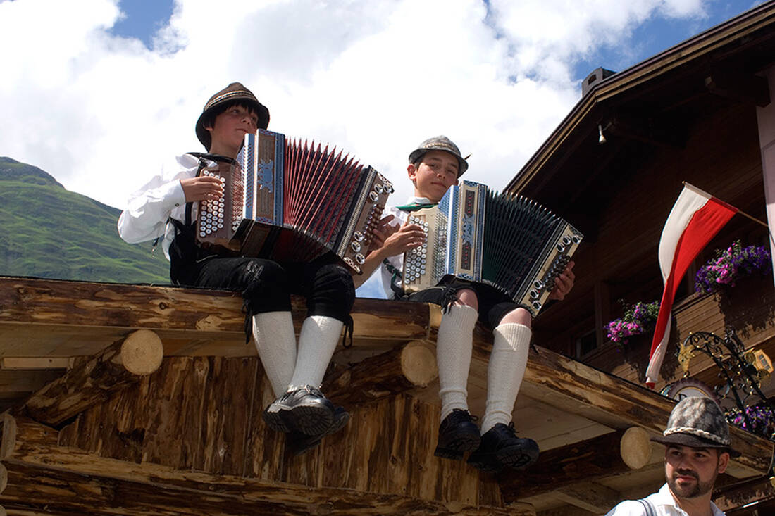 Young musicians from Außerfern