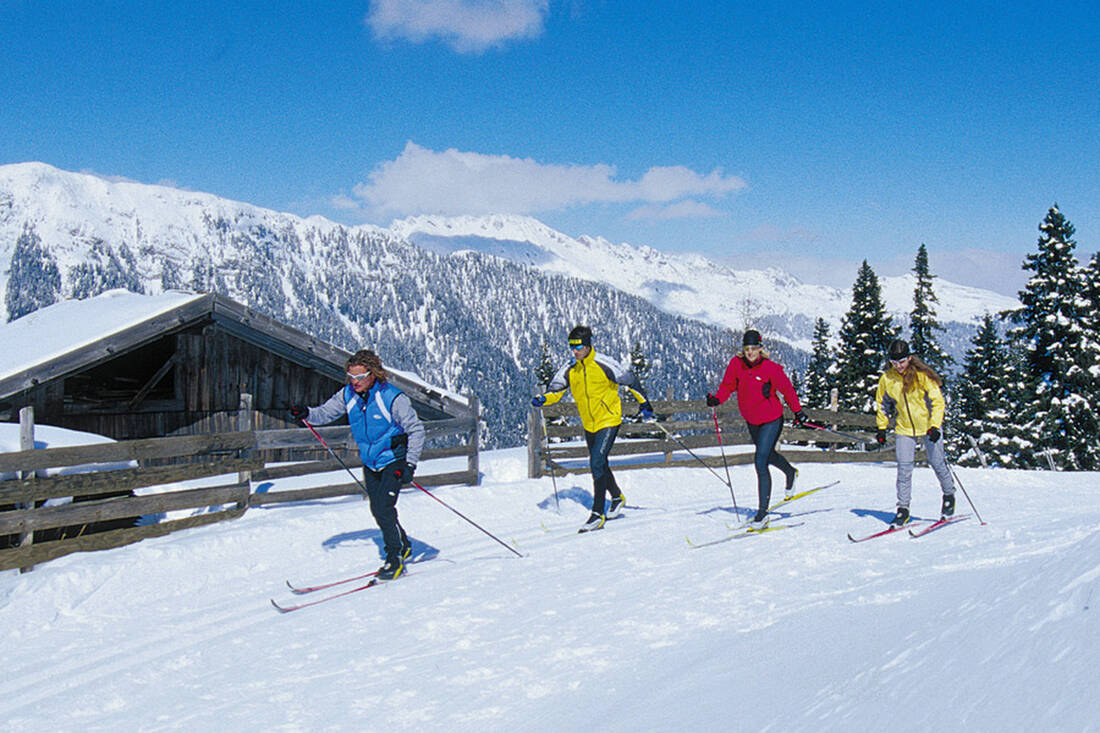 Cross-country skier in North Tyrol