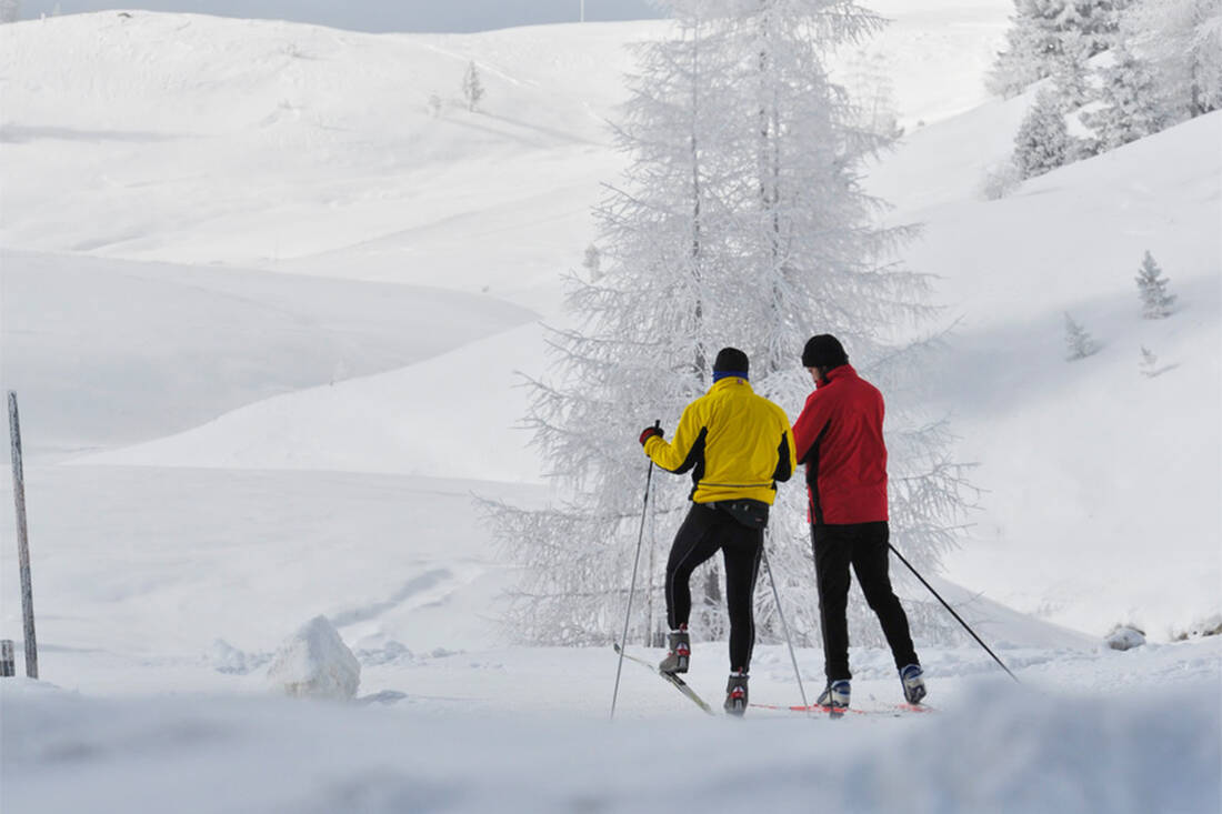 Cross-country skiing in Defereggental