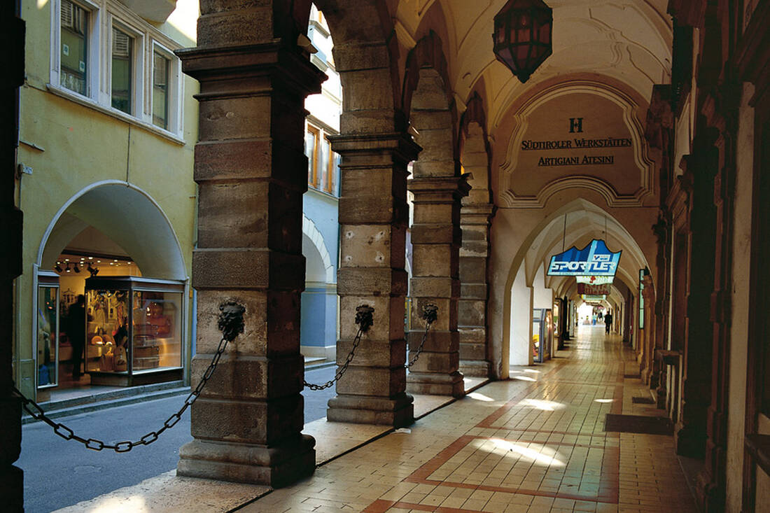 Arcades in Bolzano