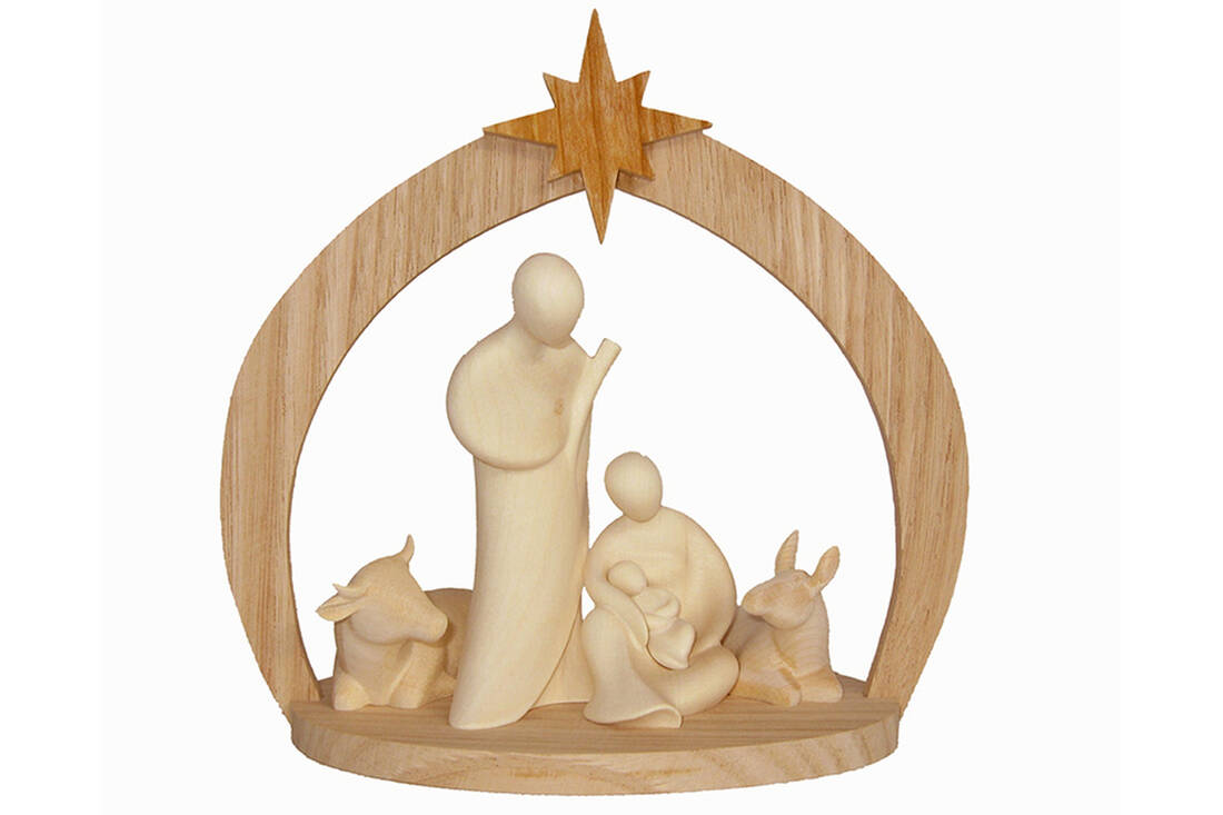 Lineart Nativity scene