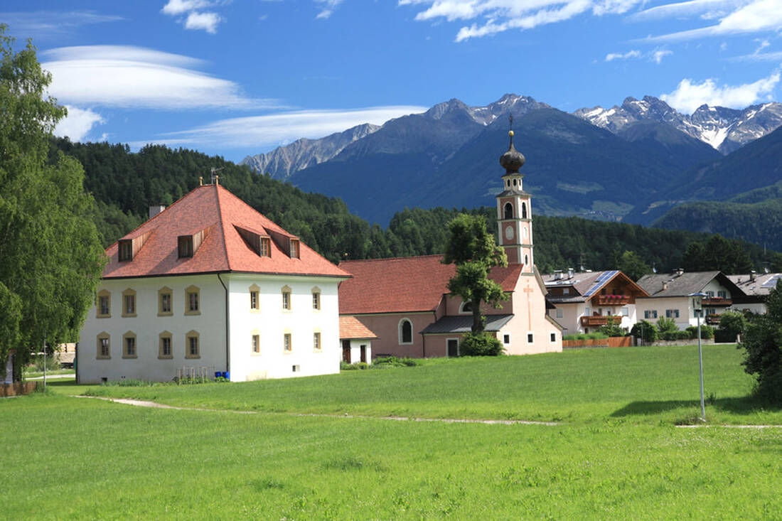 Picturesque little church near Bruneck