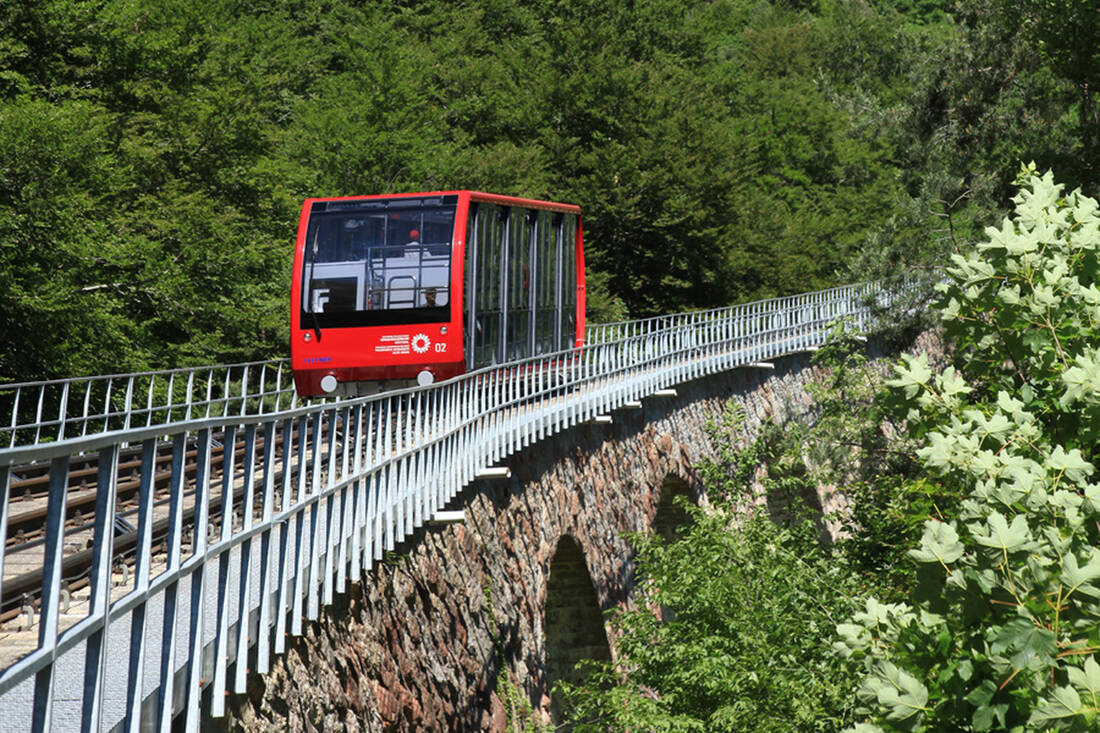 Mendel Funicular with Viaduct