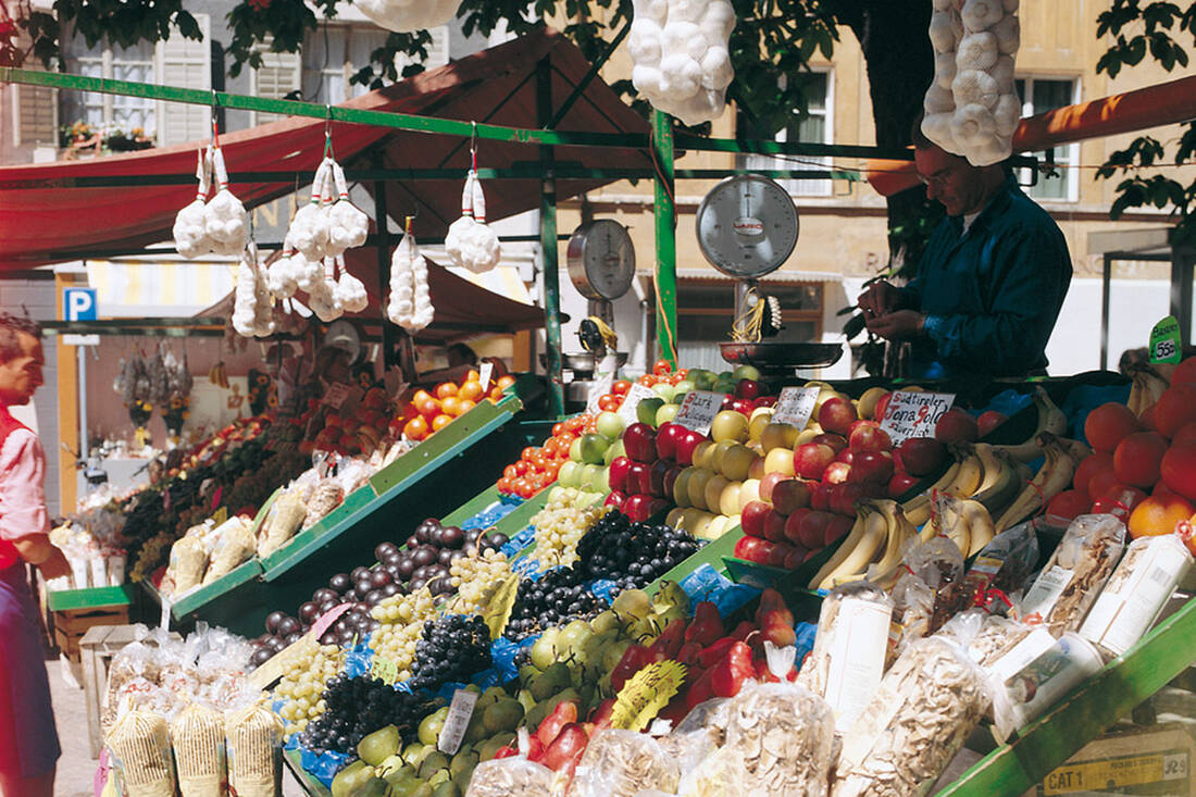 Merano fruit market
