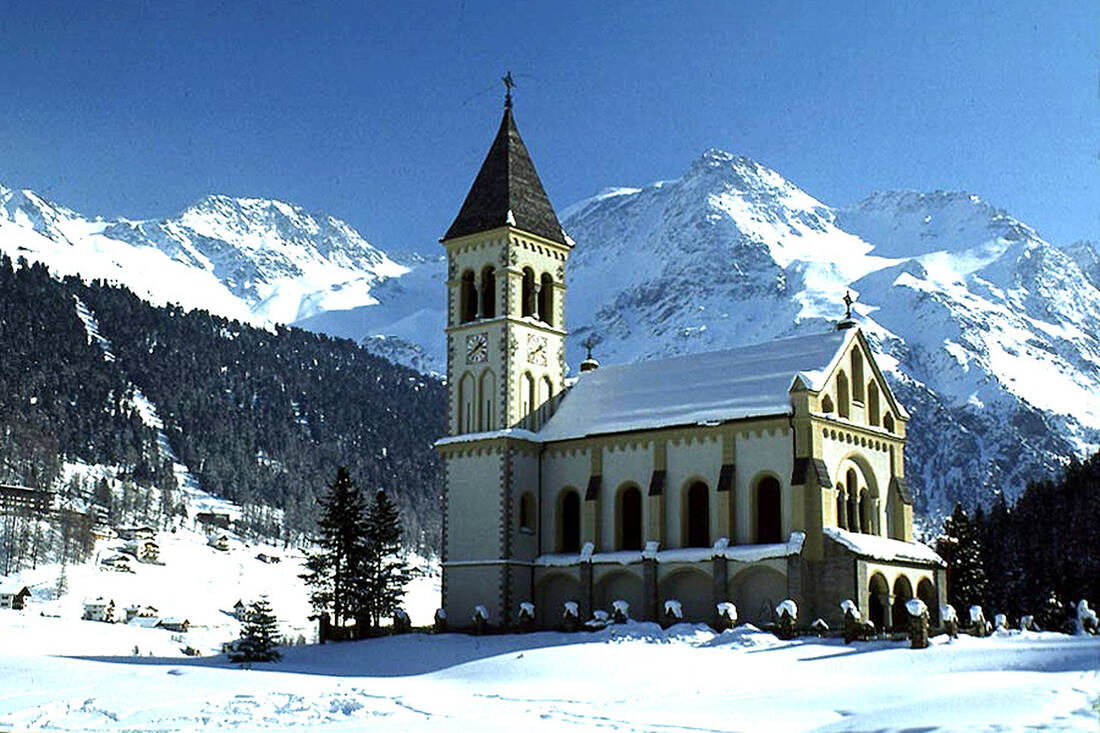 Parish church Solda at Ortler (1900m)