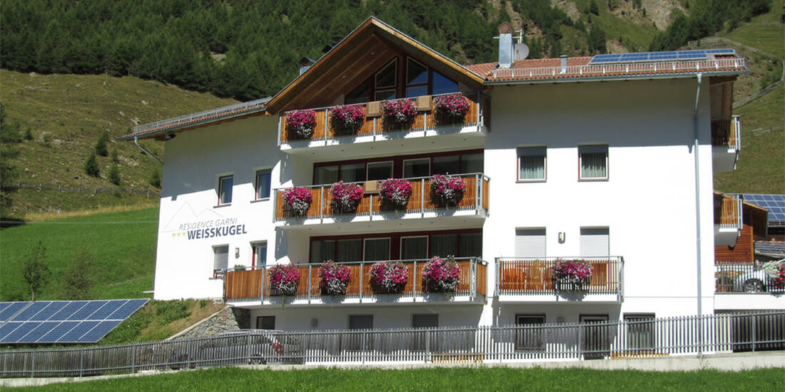 Residence Garni Weißkugel in summer