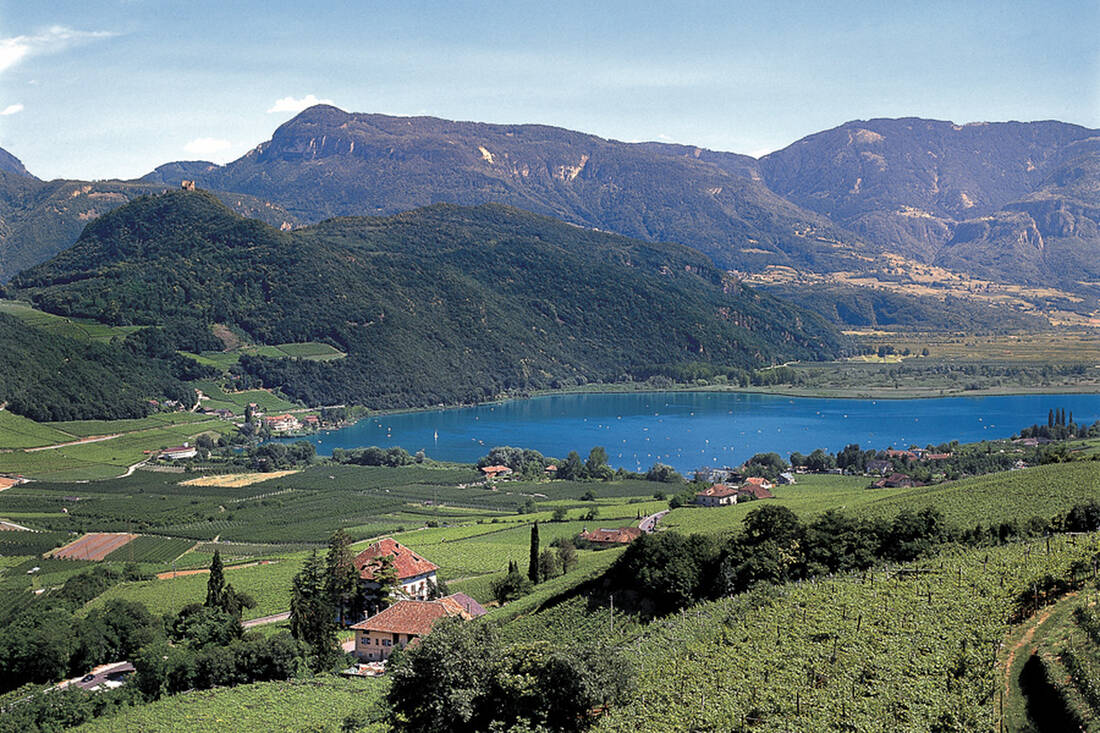 Ringberg Castle with Lake Caldaro