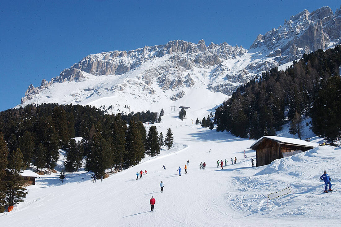Skiing in Obereggen