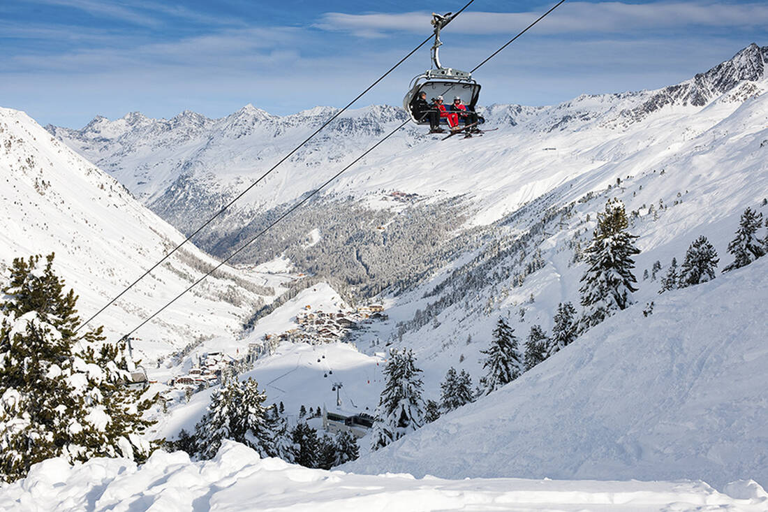 Gurgl ski resort in the farthest Ötztal