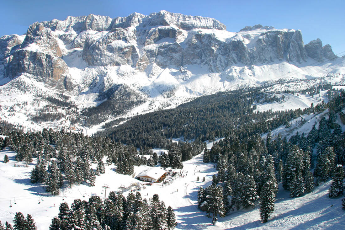 Ski Lodge Baita Vallongia in the Dolomites
