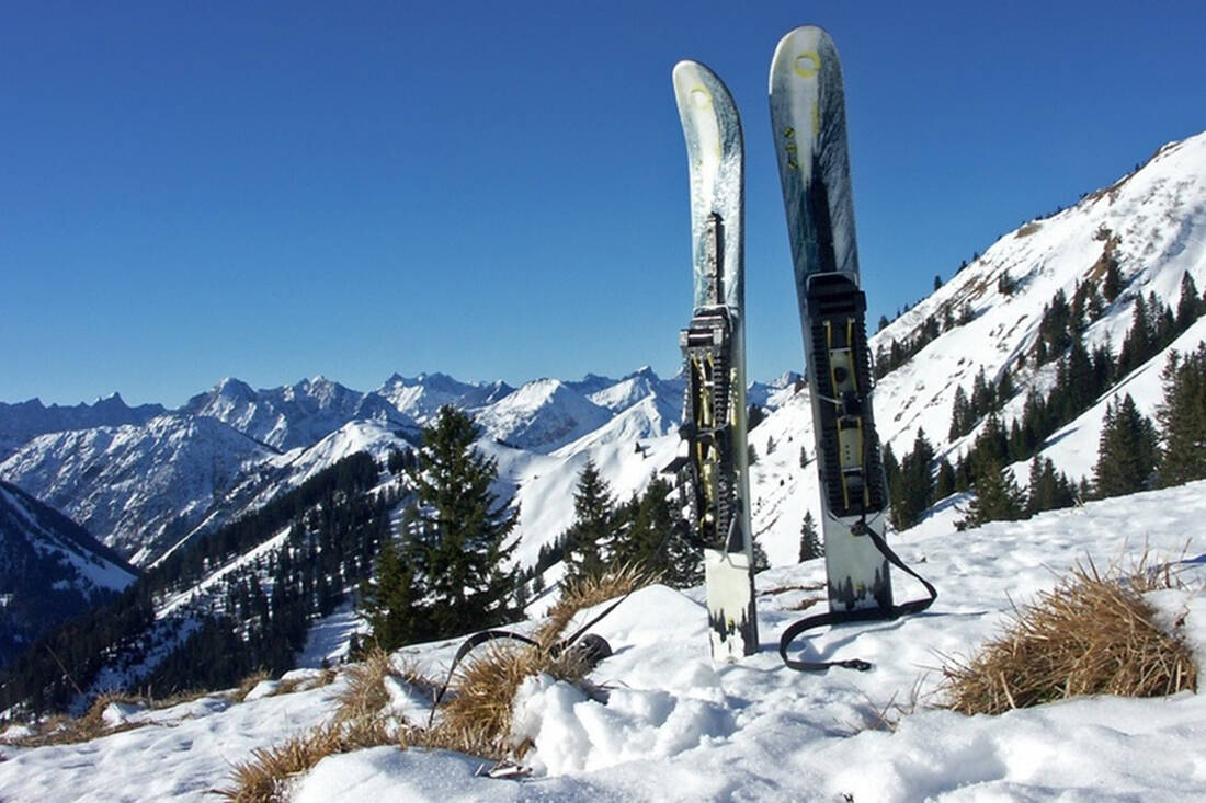 Ski touring in the Karwendel