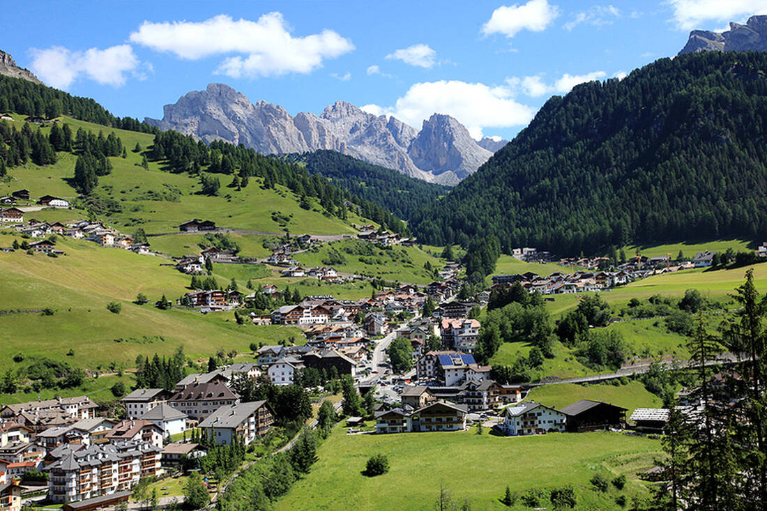 St. Christina in Val Gardena with the Geisler Group