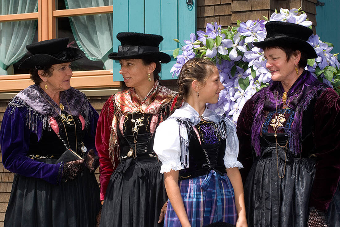 Traditional costumes in the Außerfern