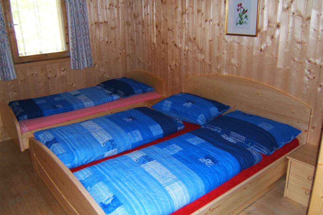 Rooms in the Wieserhütte mountain refuge