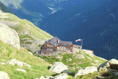 View of the Magdeburger Hut