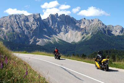 The Great Dolomites Ride with the Motorcycle