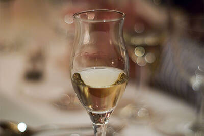 Glass with Grappa