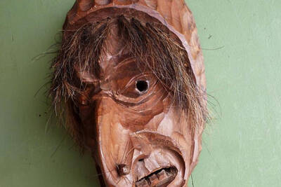 Wooden masks from the Ahrntal