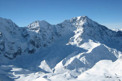 Ortler (3,905 m) in winter